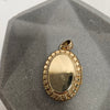 9ct Yellow Gold Locket Pendant -  6cm