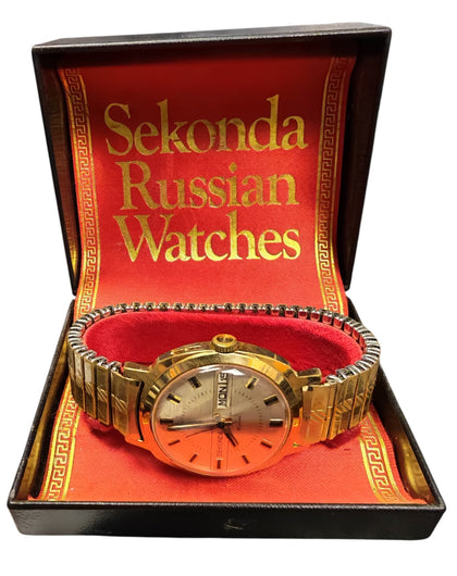 Sekonda 26 Jewels USSR watch **Boxed**