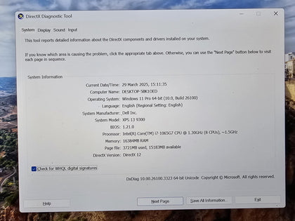 DELL XPS 13 LAPTOP