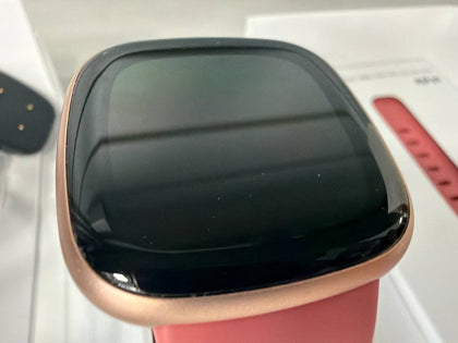 Fitbit Versa 4 Fitness Smartwatch - Pink Sand/Copper Rose