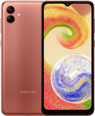 Samsung Galaxy A04 Dual Sim (3GB+32GB) Copper, Unlocked A.