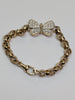 9ct Gold Butterfly Baby Patterned Belcher Bracelet