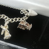 Silver 925 Charm Bracelet - 30.24G