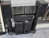 Mission 7 Piece Surround Sound Speaker Setup - 5 Speakers and 2 Subs