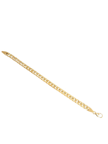 14ct Solid curb bracelet 8