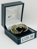 9CT YELLOW GOLD, 375 HALLMARKED MULTI STRAND SWIRL EARRINGS, 1.9G, BOXED