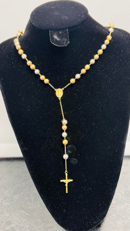 18ct Rosemary Beads Chain  32.85g