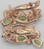 14ct yellow gold butterfly earrings 2.98g hallmarked Boxed
