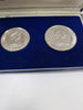 Boxed 1972 Jersey Royal Wedding Anniversary Silver Four Coin Set