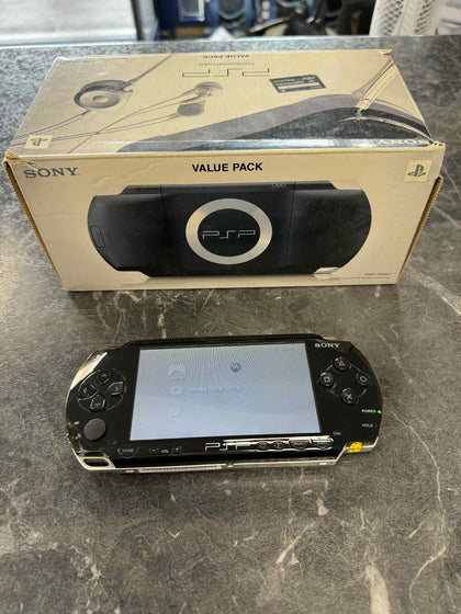 Sony PSP Playstation Portable Value Pack 1003 Handheld Console Black Boxed with games