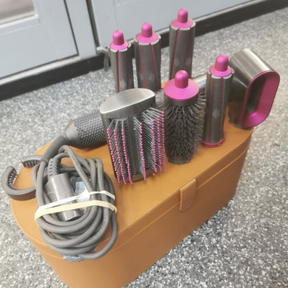 Dyson Airwrap Complete HS01 (6 Attachments) - Nickel/Fuchsia, Used