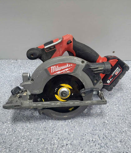 Milwaukee (m18 ccs55) Circular Saw With 5.0ah Battery