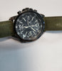 Seiko Prospex Solar Chronograph  SSC295 (V172-0AL0) Watch Solar Chronograph Watch Black Dial 42mm Green Fabric Strap