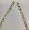 Silver Curb Chain 24”