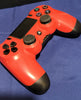 Playstation 4 Slim Console, 500GB Black with Red Controller