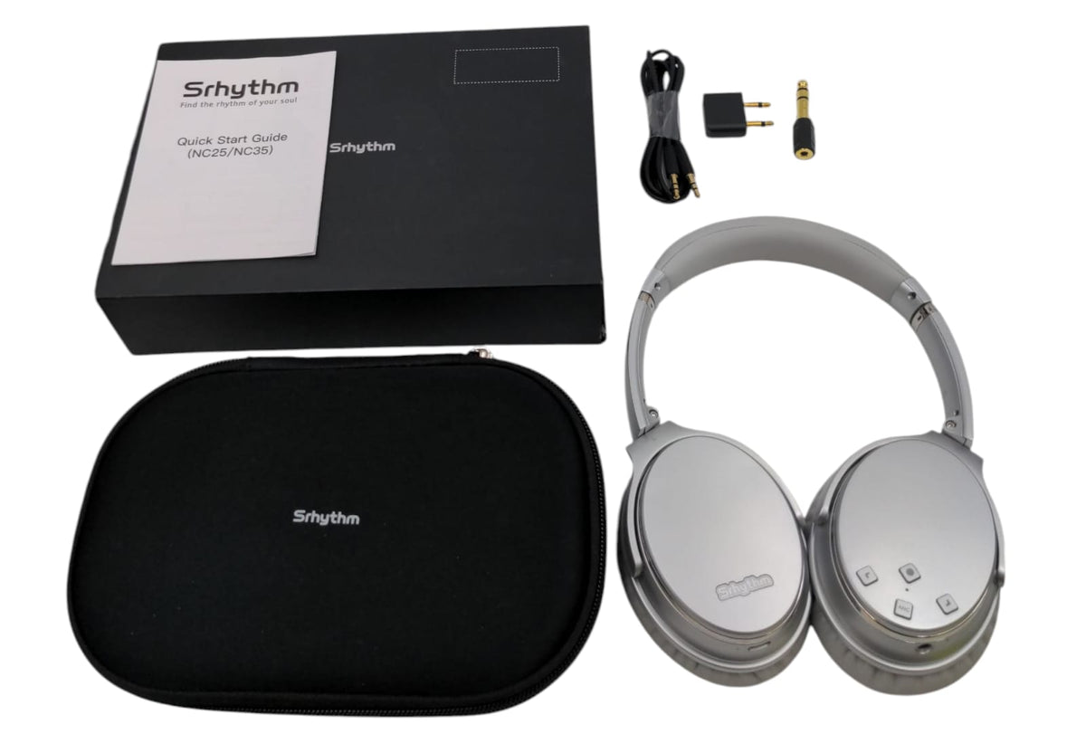 Srhythm NC35 Noise Cancelling Wireless Over Ear Headphones