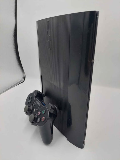PlayStation 3, Super Slim Console, 500GB, Black, With Black Pad, Unboxed