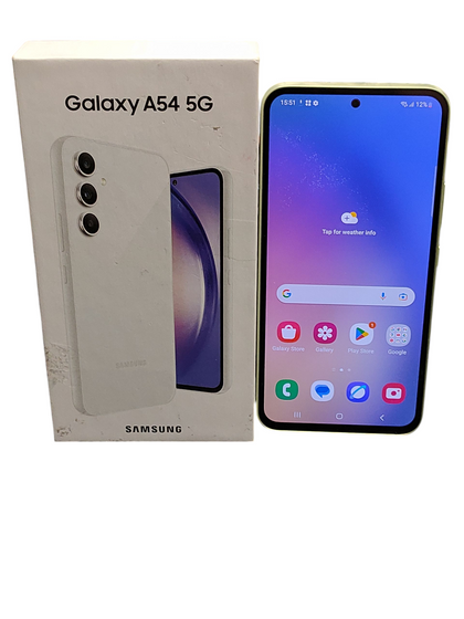 Samsung Galaxy A54 5G 128GB - Light Green - Unlocked Boxed