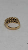 18ct Yellow Gold Custer Knuckle Ring - 12.8 Grams - Size U