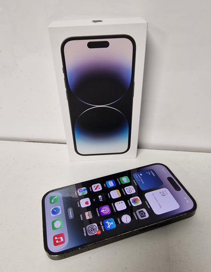 *Still Time For Xmas Delivery!* Apple iPhone 14 Pro 128gb Space Black- Unlocked **91% Battery Health**