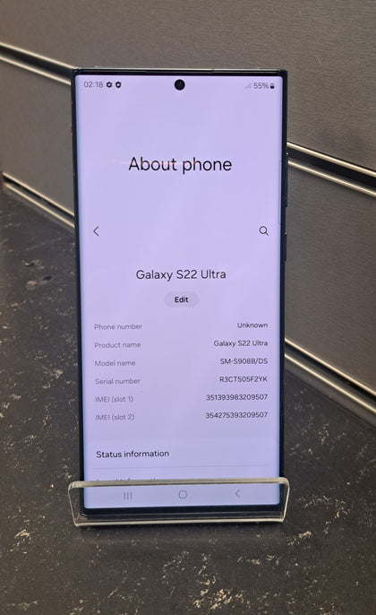 Samsung Galaxy S22 Ultra 5G - 128GB - Dual Sim - Unlocked