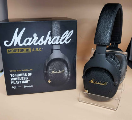Marshall Monitor III ANC Over-Ear Wireless Headphones - Black