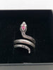Thomas Sabo 925 Sterling Silver Triple Wound Snake Ring – Size P