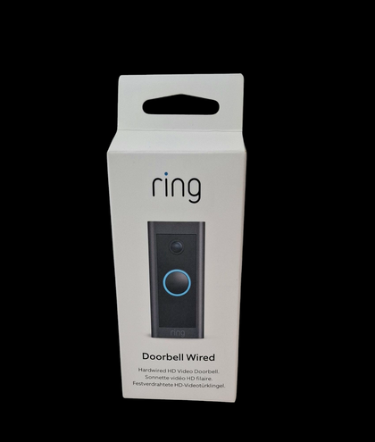 Ring Video Doorbell  Wired Black