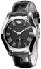 Emporio Armani Men's Leather Classic Watch AR0643