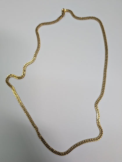 18ct Gold Tight Link Curb Chain