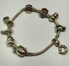 Pandora Bangle With 8 Charms - Boxed