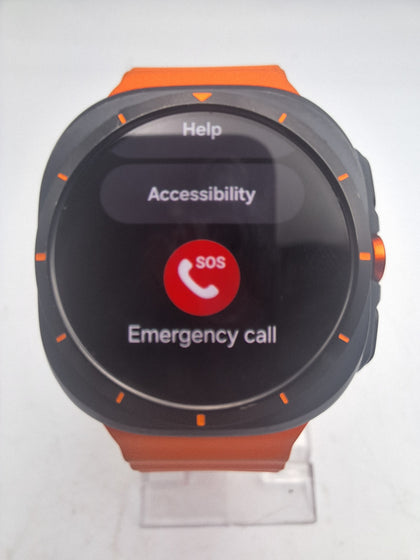 **DEAL** Samsung Galaxy Watch Ultra lte 47mm smartwatch with charger and orange strap