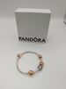 Pandora Bracelet with 4 charms Hallmarked&Tested (Pandora ALE)