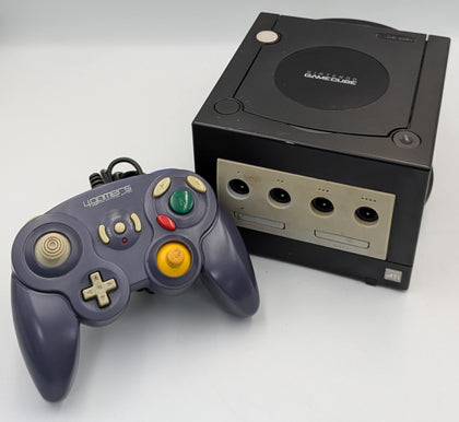 GameCube Console, Black, Unboxed, W/pad & Wires