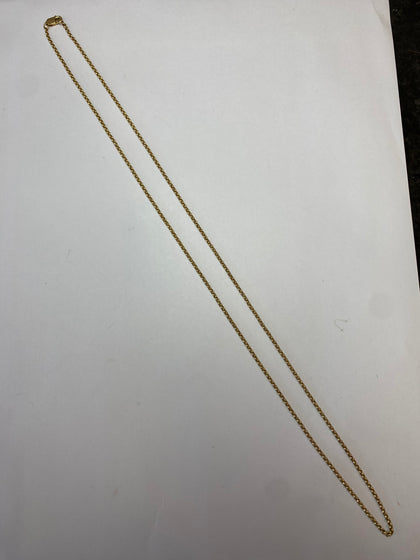 9CT GOLD 26” NECKLACE 7.8gr