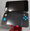 New Nintendo 2DS XL Black Turquoise + Super Mario DS Game