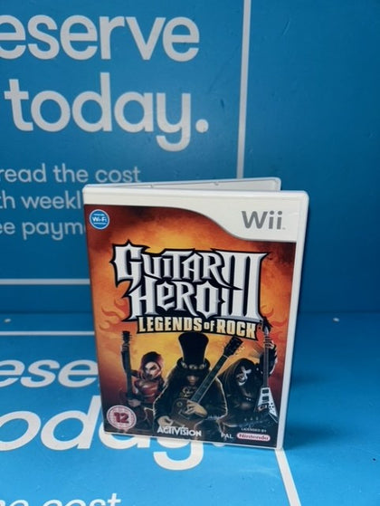 Guitar Hero III: Legends of Rock - Nintendo Wii.