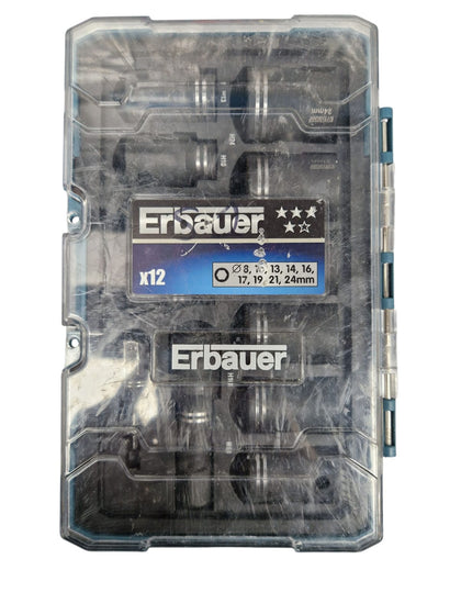 Erbauer Hex Nut & Socket Driver Bit Set