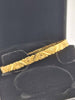 22ct Yellow Gold Asian Style Bangle Bracelet With Floral Pattern - 17.13 Grams