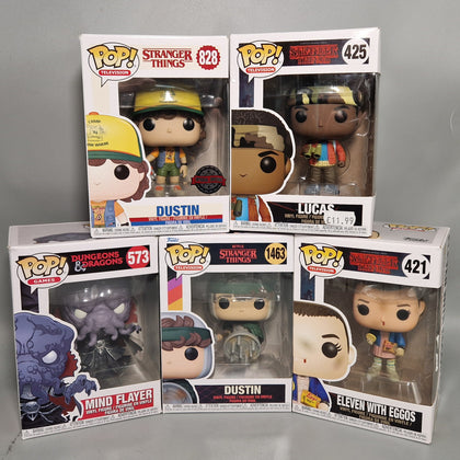 8x Strangers Things Pop Figures Bundle