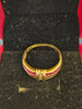 18ct Gold Ring (Size Q) Apx 3.4g