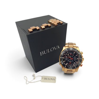 Bulova Icon 98B213 UHF Precisionist Chronograph Bracelet Watch - Boxed with Spare Links