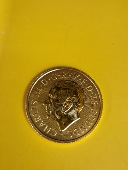2025 British Lion 0.25 OZ gold coin