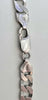 Mens Silver 20 inch curb chain