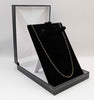 375 HALLMARKED 9CT, YELLOW GOLD, OVAL CHAIN, 16", 2.29G, BOXED