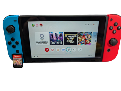 NINTENDO SWITCH CONSOLE WITH TV DOCK & MARIO KART PRESTON STORE