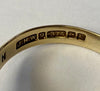 9CT Gold Patterned Sunburst Signet Ring Size R 1/2