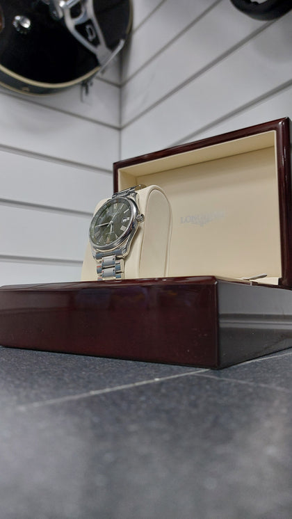 PRE OWNED,LONGINES Master Collection L2.793.4.09.6 Automatic Green Dial Mens Watch