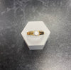 21ct Gold Ladies C/Z Ring (Size O) 3.55g