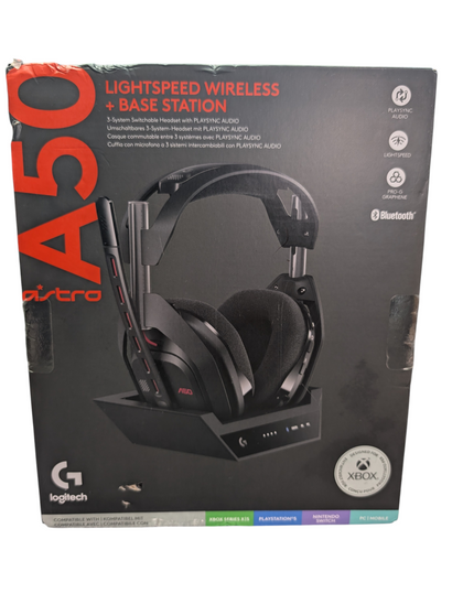 Logitech Astro  A50 Light Speed Wireless Gaming Headset (OPENED UNUSED)